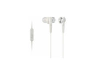 Слушалки Sony MDR-XB50AP, в бяло