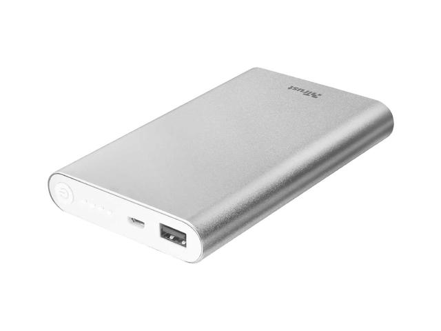 Външни батерии Trust Ula Thin Metal Powerbank 8000 mAh