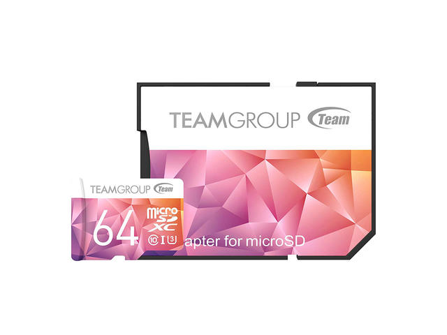 Карти памет 64GB microSDHC Team Group Color Card II UHS-I U3 Adapter