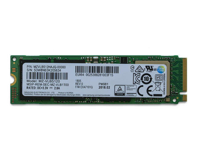 SSD 512GB Samsung PM981 M.2 NVMe