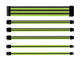 Кабели за компоненти Cooler Master комплект удължителни кабели Black/Green