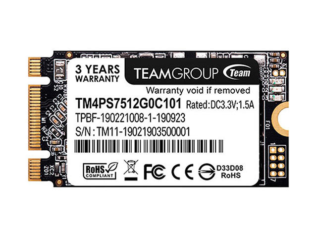 SSD 512GB MS30 M.2 SATA 2242 SSD