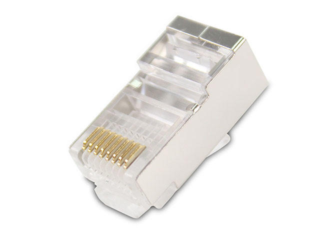 Кабели и Адаптери VCom UTP connectors Cat6 STP/Shielded/RJ45 - 20pcs pack