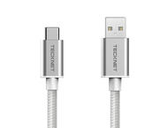 Кабели и Адаптери TeckNet TA502 Braided 3.1 USB-A to USB-C Cable Silver