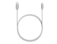 Кабели и Адаптери TeckNet TA502 Braided 3.1 USB-A to USB-C Cable Silver