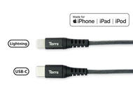 Кабели и Адаптери Torrii USB-C to Lightning Cable 1m Black