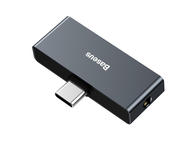 Кабели и Адаптери Baseus USB-C Male + 3.5mm Female Adapter L57 Black