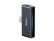 Кабели и Адаптери Baseus USB-C Male + 3.5mm Female Adapter L57 Black