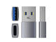 Кабели и Адаптери Satechi USB Male To USB-C Female Adapter Gray