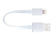 Кабели и Адаптери Just Mobile AluCable Flat Mini Lightning cable 10cm
