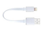 Кабели и Адаптери Just Mobile AluCable Flat Mini Lightning cable 10cm