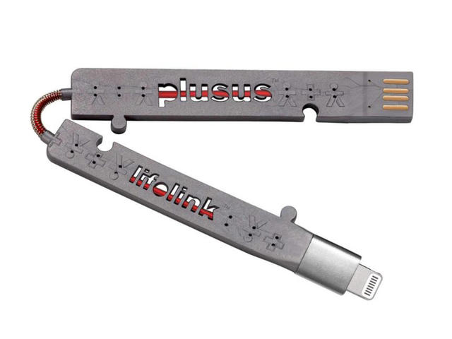 Кабели и Адаптери PlusUs LifeLink Lightning USB Cable Gray