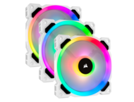 Вентилатори Corsair LL120 RGB White - Triple Pack with Lighting Node PRO