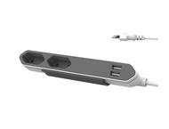 Разклонители Allocacoc PowerBar Power Bar 9102 2 гнезда/usb