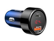 Зарядни устройства Baseus Dual USB & USB-C QC 4.0 (син)