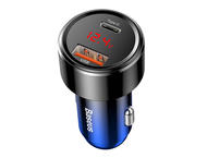 Зарядни устройства Baseus Dual USB & USB-C QC 4.0 (син)