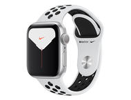Смарт часовници Apple Watch Nike S5 GPS 40mm Silver Aluminium Case with Pure Platinum/Black Nike Sport Band