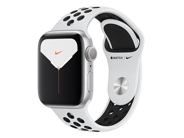 Смарт часовници Apple Watch Nike S5 GPS 40mm Silver Aluminium Case with Pure Platinum/Black Nike Sport Band