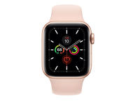 Смарт часовници Apple Watch S5 GPS 44mm Gold Aluminium Case with Pink Sand Sport Band