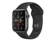 Смарт часовници Apple Watch S5 GPS 44mm Space Grey Aluminium Case with Black Sport Band