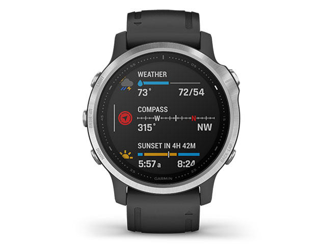 Смарт часовници Garmin Fenix 6S Silver with Black Band