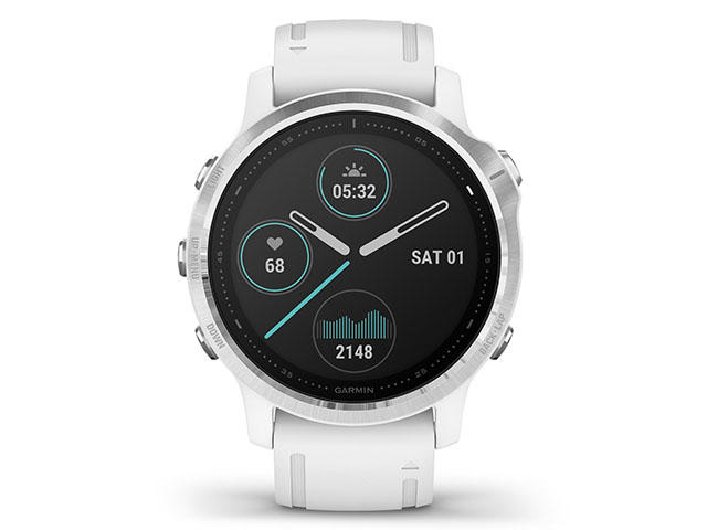 Смарт часовници Garmin Fenix 6S Silver with White Band