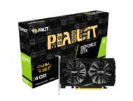Видео карти Palit GeForce GTX 1650 4GB Dual OC
