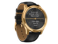 Смарт часовници Garmin Vivomove Luxe 24K Gold/Black Embossed