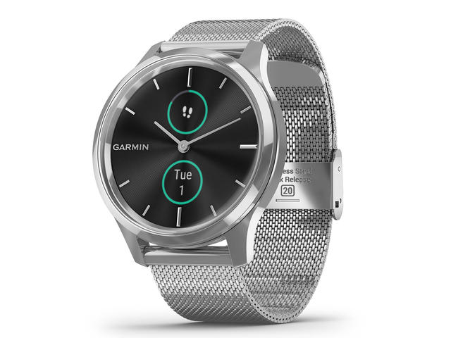 Смарт часовници Garmin Vivomove Luxe Silver Stainless Steel/Milanese