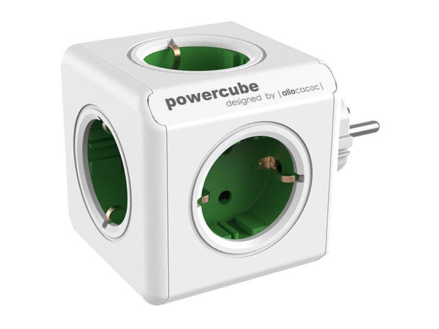 Разклонители Allocacoc POWER CUBE 1100GN 5outlets