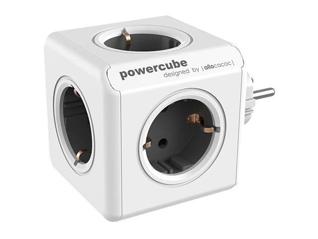 Разклонители Allocacoc POWER CUBE 1100GY 5outlets