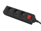 Разклонители Lanberg power strip 1.5m Black