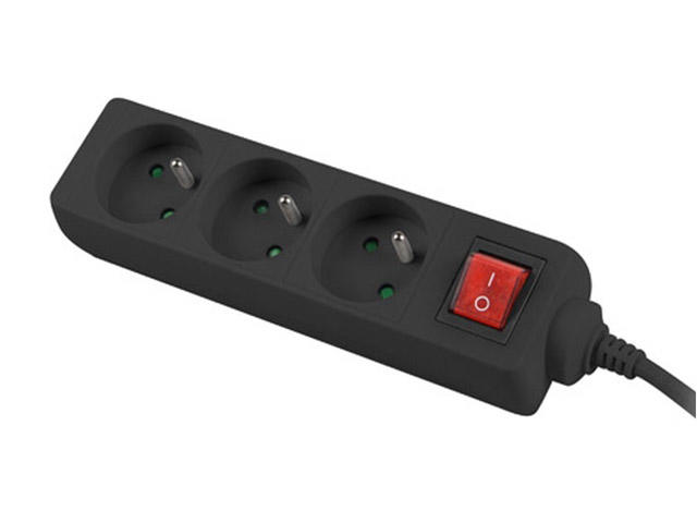 Разклонители Lanberg power strip 1.5m Black