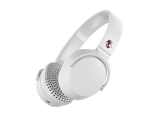 Слушалки SkullCandy Riff Wireless, в бяло