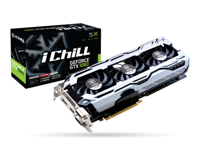Видео карти Inno3D iChill GeForce GTX 1060 6GB X3
