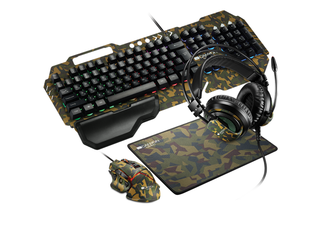 Клавиатури Canyon Argama Gaming Set (CND-SGS03)
