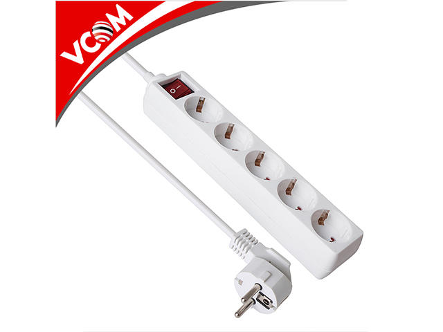 Разклонители VCom Power Board 5 Schuko - CE225-1.5m