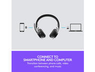 Слушалки Logitech Zone Wireless Plus