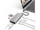 USB Хъб Satechi USB-C Aluminum Multiport Adapter, тъмносив