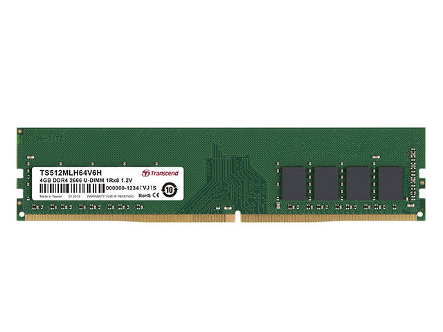 Оперативна памет 4GB DDR4 2666MHz Transcend UDIMM 288-pin