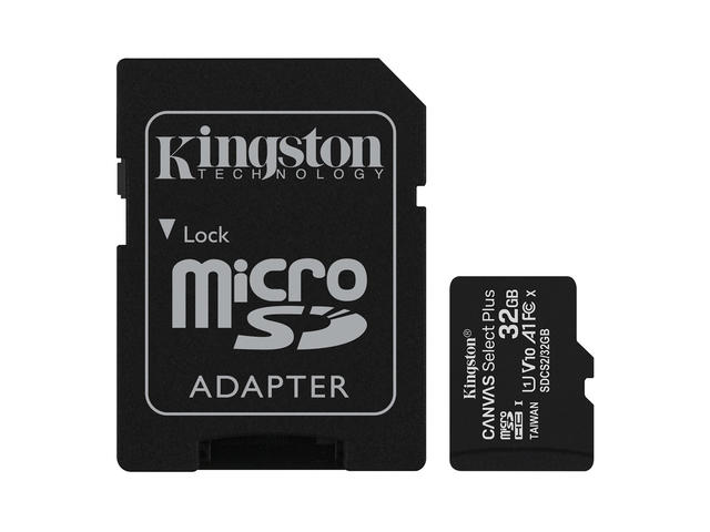 Карти памет 32GB Kingston Canvas Select Plus microSD