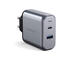 Зарядни устройства Satechi 30W Dual-Port Wall Charger - EU - Space Gray