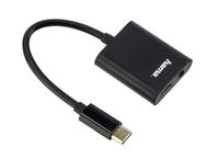 Кабели и Адаптери HAMA 2 в 1 адаптер USB-C към 3.5 мм жак и USB-C