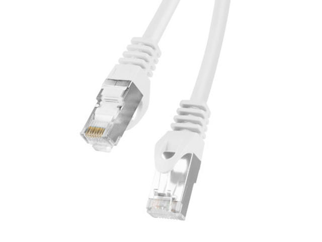Кабели и Адаптери Lanberg CAT.6 FTP Patch Cable 1m, в бяло