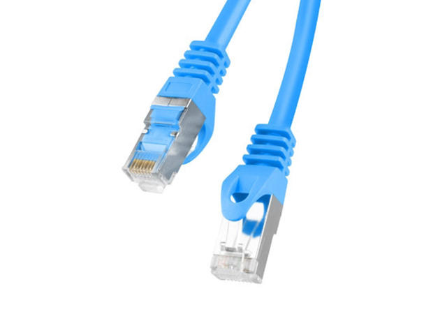 Кабели и Адаптери Lanberg CAT.6 FTP Patch Cable 1.5m, в синьо