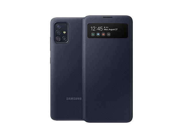 Калъфи Samsung Galaxy A51 S View Wallet Cover, Black