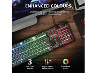Клавиатури TRUST GXT 835 Azor Gaming Keyboard US