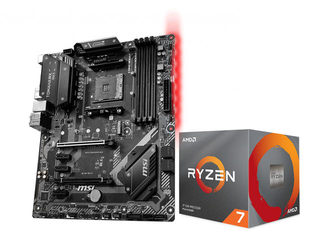 Дънни платки MSI B450 TOMAHAWK MAX + AMD Ryzen 7 3700X