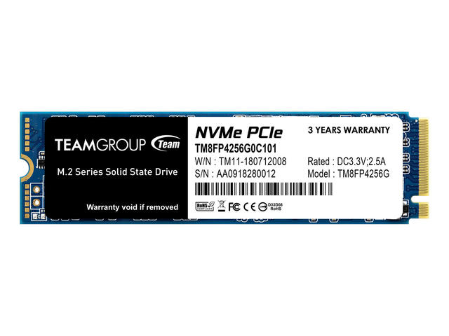 SSD 256GB Team Group MP34 M.2 NVMe
