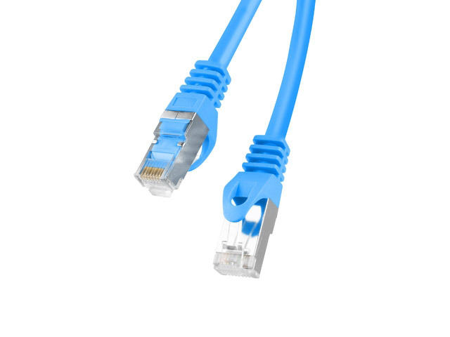 Кабели и Адаптери Lanberg CAT.6 FTP Patch Cable 3m, в синьо